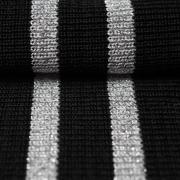 Подвяз в полоску, черно-белый, 10,5 см