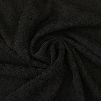 Изображение Марлевка жаккард, муслин, штрихи, черный, дизайн ARMANI