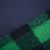 Изображение Трикотаж неопрен с шерстью, черно-зеленая клетка