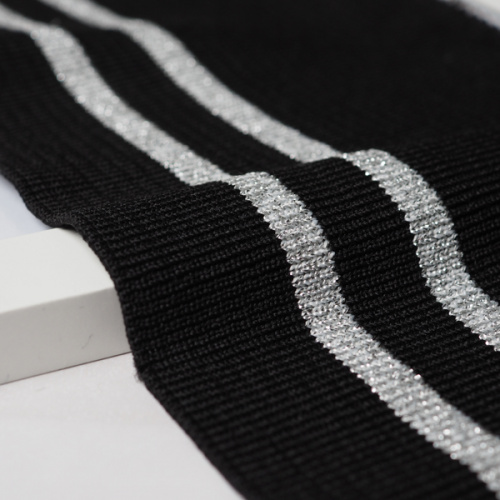 Изображение Подвяз в полоску, черно-белый, 10,5 см