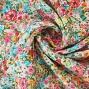 Изображение Плательная ткань, вискоза, луговые цветы