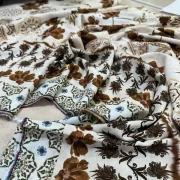 Изображение Плательная ткань цветы, дизайн ETRO