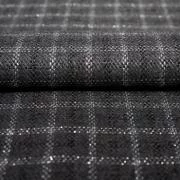 Изображение Твид темно-серый, клетка, дизайн MAX MARA