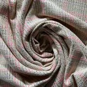 Изображение Твид бежевый, сиреневый, розовый, дизайн MAX MARA