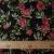 Купить Шелк жаккард, розы на черном, GUCCI в Интернет-Магазине Изображение Шелк жаккард, розы на черном, GUCCI