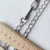 Изображение Цепь для сумки с карабинами, металл, 120 см, никель