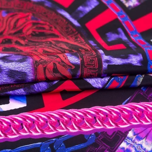Изображение Шелк купон, венеля, дизайн VERSACE