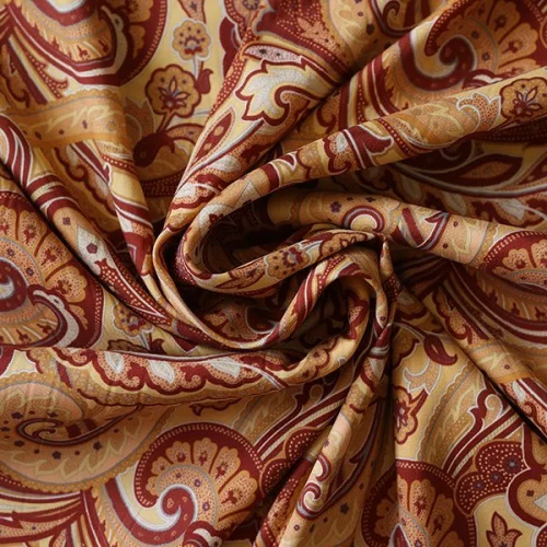 Изображение Шелк вензеля коричневый, дизайн ETRO