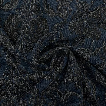 Изображение Жаккард вензеля, синий, дизайн ARMANI