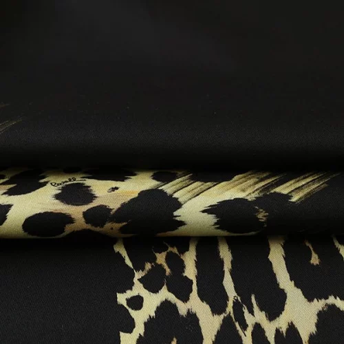 Изображение Хлопок стрейч, леопард, дизайн ROBERTO CAVALLI