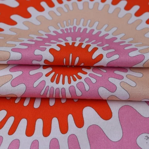 Изображение Трикотаж двусторонний, кляксы, дизайн EMILIO PUCCI