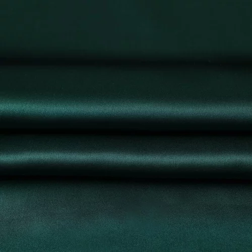 Изображение Шелк атласный однотонный, темно-зеленый