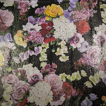 Изображение Шелк с люрексом цветы, D&G