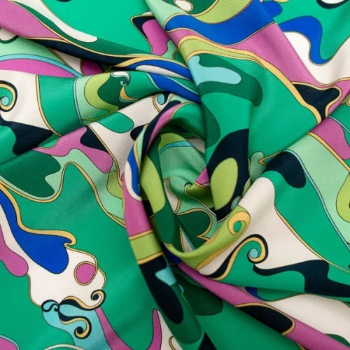 Изображение Крепдешин завитки, дизайн EMILIO PUCCI