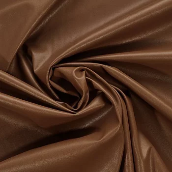 Изображение Кожа искусственная, однотонная, медный