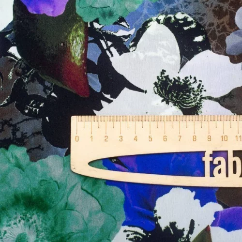 Изображение Шелк кайма цветы, дизайн SALVATORE FERRAGAMO
