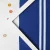 Изображение Манжеты трикотажные синие с белыми полосками