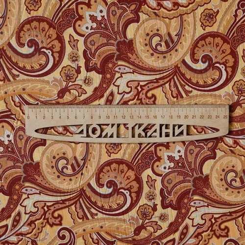 Изображение Шелк вензеля коричневый, дизайн ETRO