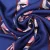 Изображение Шелк твил, полосы, цветы, синий, дизайн EMILIO PUCCI