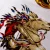 Изображение Трикотаж лайкра купон 88 см, кони индейцы и вензеля, дизайн VERSACE