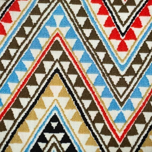 Изображение Плательная ткань зигзаги, дизайн ETRO