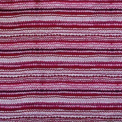 Изображение Шелк красные зигзаги, дизайн ETRO