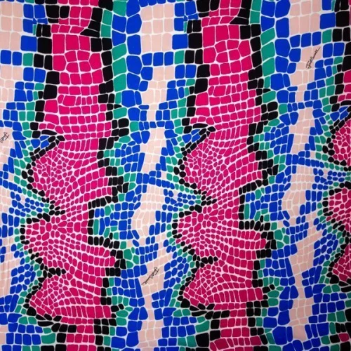 Изображение Хлопок разноцветные камешки, дизайн ROBERTO CAVALLI