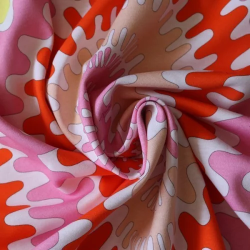 Изображение Трикотаж двусторонний, кляксы, дизайн EMILIO PUCCI
