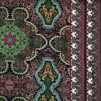 Изображение Плательная стрейч, турецкие огурцы