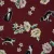 Изображение Крепдешин цветы и коты, дизайн GUCCI