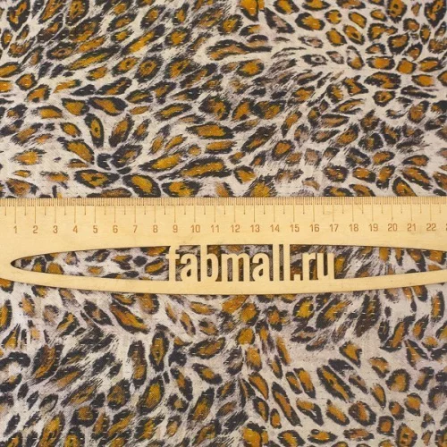 Изображение Шелк с люрексом, леопард, дизайн D&G