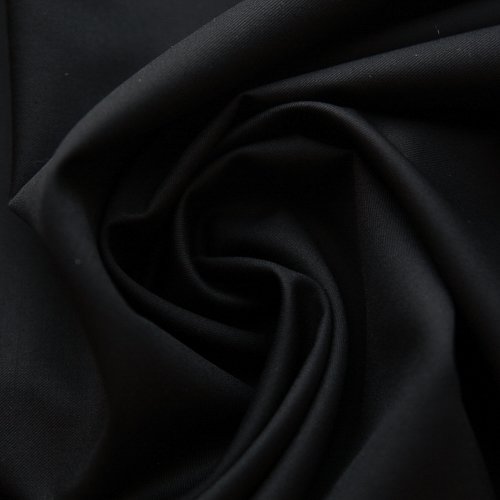 Изображение Костюмная ткань премиум Giuseppe Botto, с шелком, черный