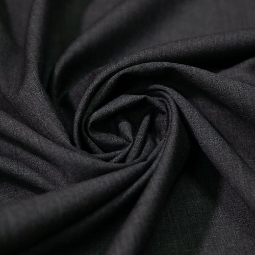 Изображение Костюмная ткань шерсть меланж, темно-серый