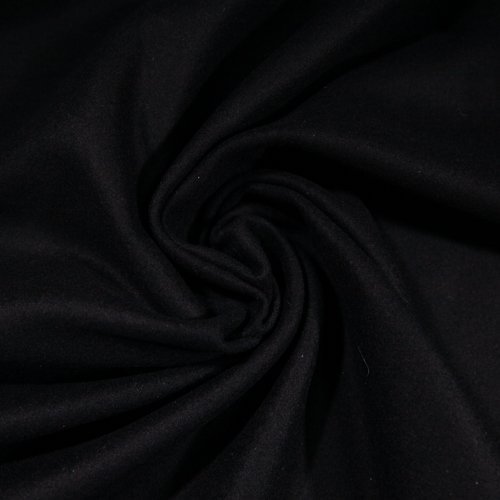Изображение Пальтовая шерстяная ткань, меринос, черный