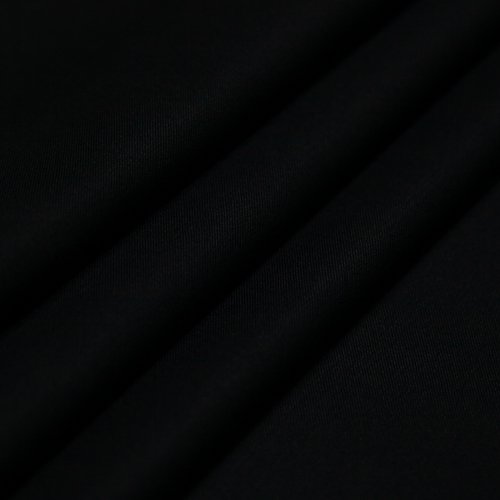 Изображение Костюмная ткань, шерсть, черный