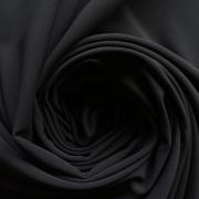 Изображение Плательно-костюмная ткань однотонная, черный