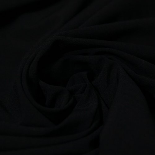 Изображение Костюмная ткань шерсть стрейч, черный