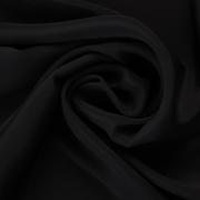 Изображение Плательная ткань вискоза с шелком, черная