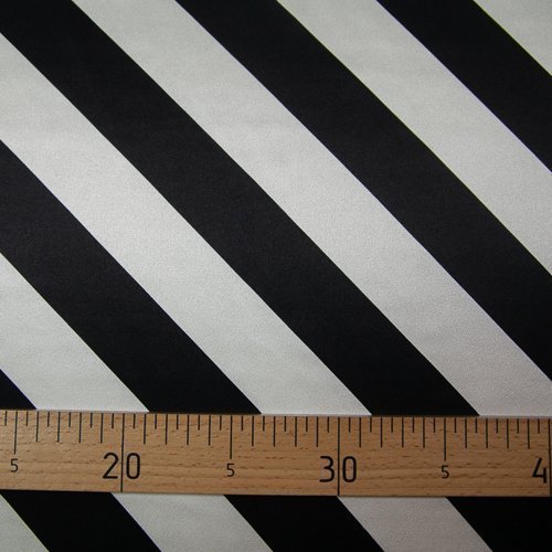 Изображение Шелк полоса диагональ, черно-белый, дизайн GUCCI