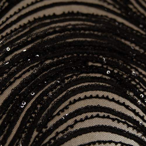 Изображение Вышивка на сетке с бисером,черный изюм