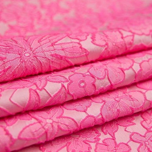 Изображение Жаккард, вискоза, розовые цветы