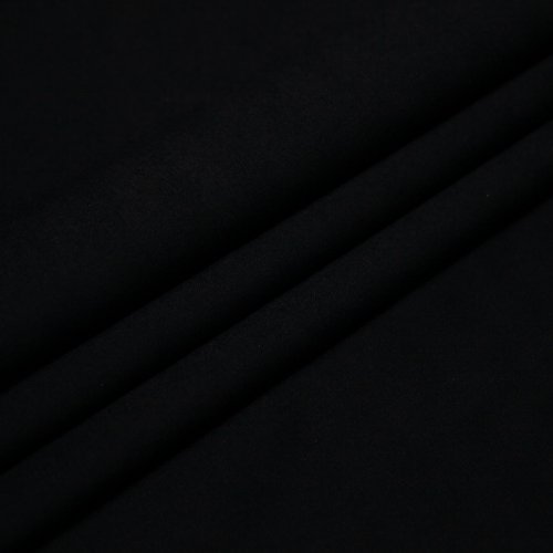 Изображение Костюмная ткань шерсть с шелком, черный