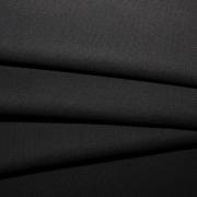 Изображение Костюмная ткань черная, шерсть, хлопок