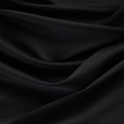 Изображение Шёлк атлас натуральный, супер стретч, черный