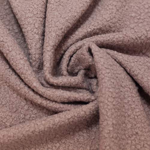 Изображение Букле пальтовое, розовая карамель