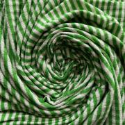 Изображение Трикотаж с люрексом, полоса, зеленый