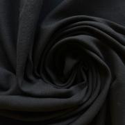 Изображение Трикотаж резинка, кашкорсе, черный