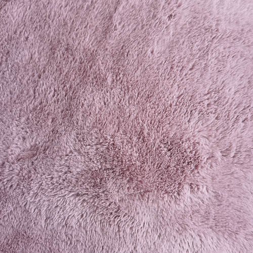 Изображение Мех искусственный, пыльно-розовый