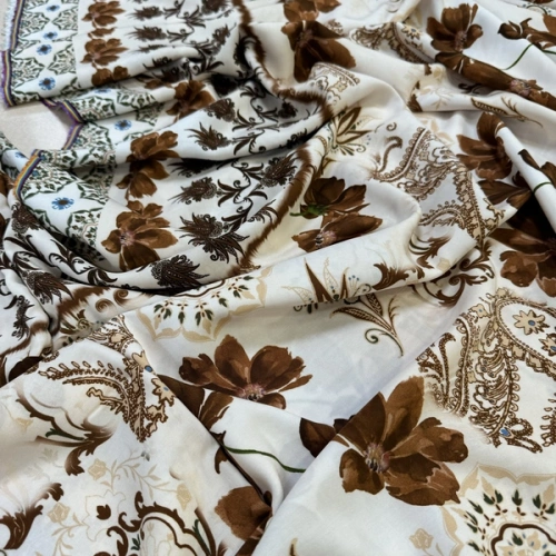 Изображение Плательная ткань цветы, дизайн ETRO