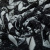Изображение Жаккард шерстяной стрейч, костюмная ткань, черно-белый колос